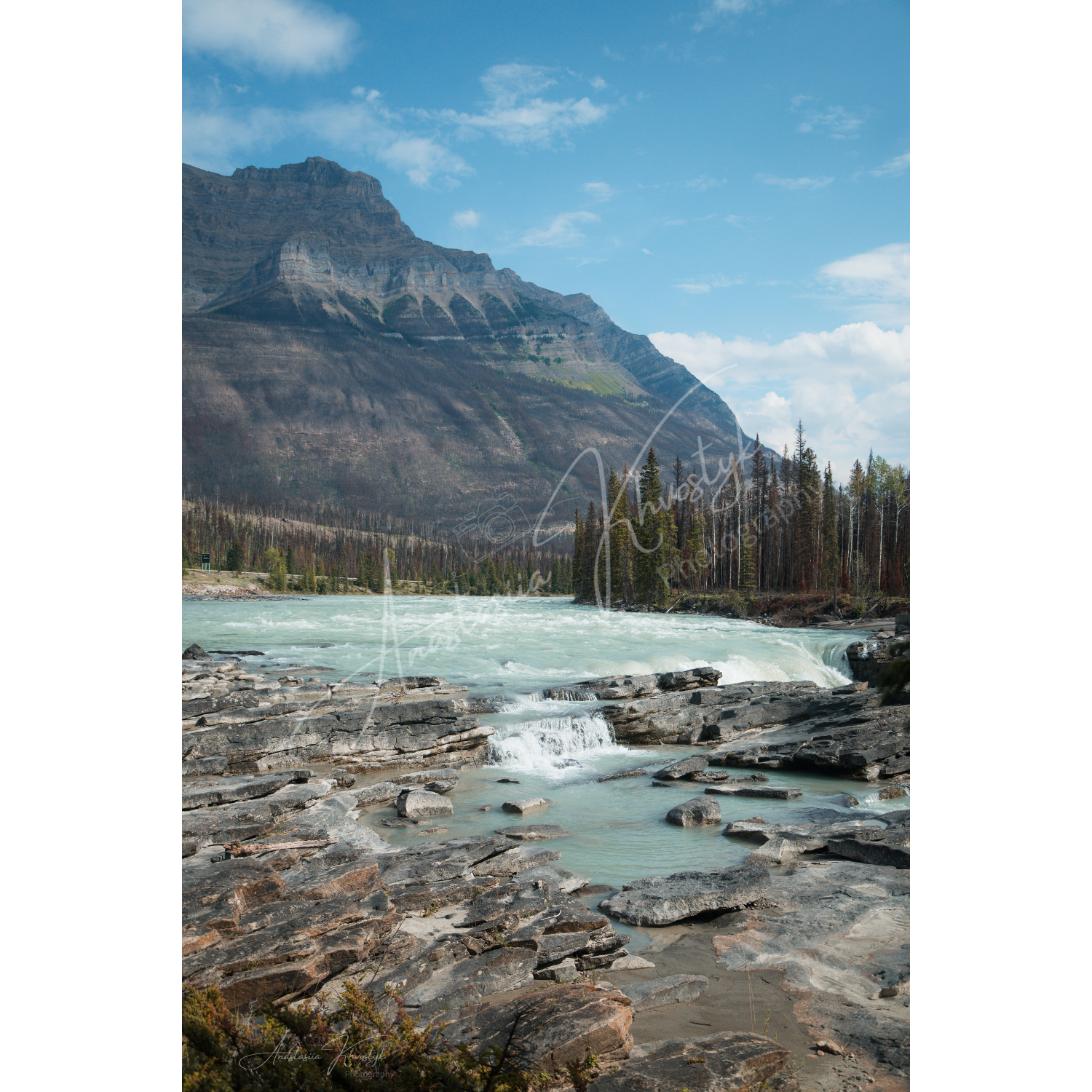 Athabasca Falls – Fine Art Photography Print